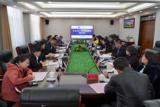 赤峰学院党委副书记李伟威一行来Beat365官网开展铸牢中华民族共同体意识专题调研