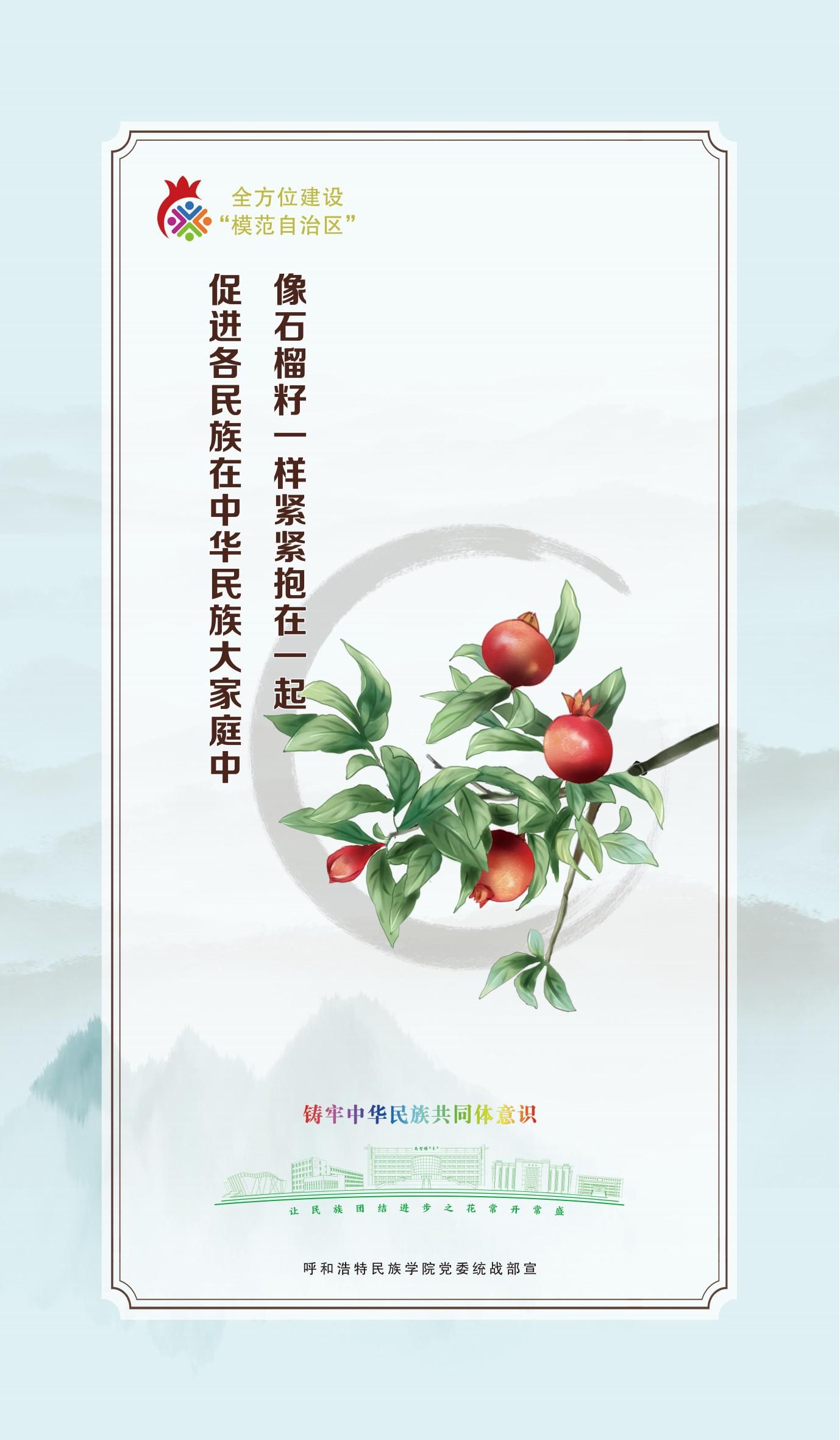 铸牢中华民共同体意识海报(一)